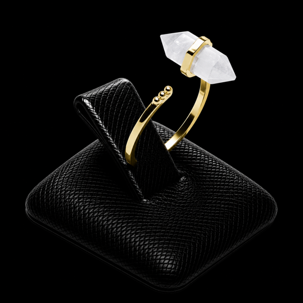 Bague Argent 925 Pierre de Lune Pointe