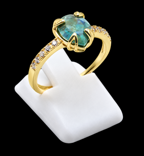 Bague Argent 925 Turquoise Goutte