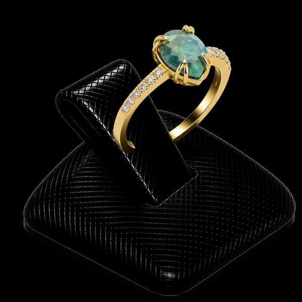 Bague Argent 925 Turquoise Goutte