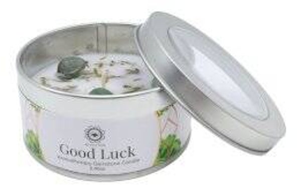 Bougie Green Tree 'Bonne Chance' Aventurine Verte + Patchouli 70g