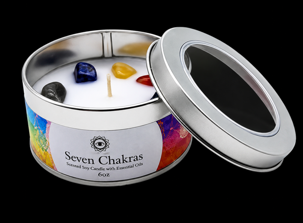 Bougie Green Tree '7 Chakras' Nag Champa 70g