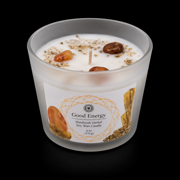 Bougie Green Tree 'Energie Positive' Cornaline + Palo Santo 256g