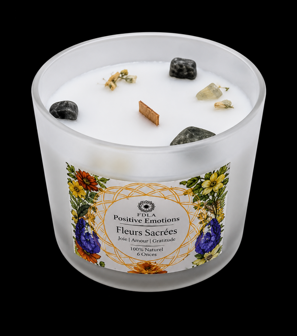Bougie Green Tree 'Guérison Spirituelle' Lapis Lazuli + Agua Florida 256g
