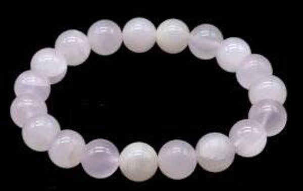 Bracelet Calcite Rose perles 10mm
