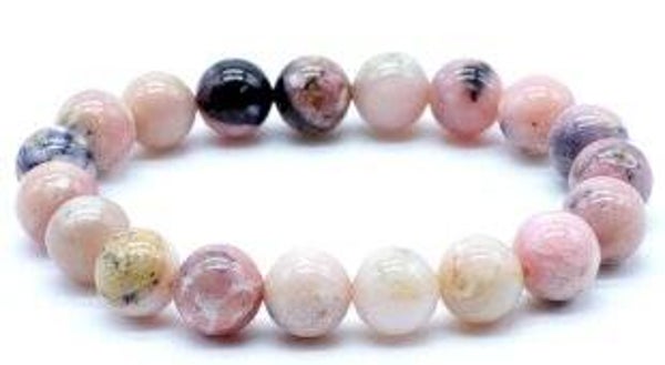 💗 OPALE ROSE 💎 Bracelet Opale Rose – Douceur & Amour – 36,90€  💗 Pierre tendre qui apaise les émotions et ouvre le cœur.  🔮 Idéal pour :  amour apaisement émotion  💠 Qualité : A à AA (souvent synthétique)