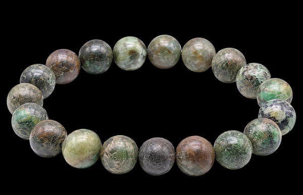 Bracelet Turquoise Africaine perles 10mm