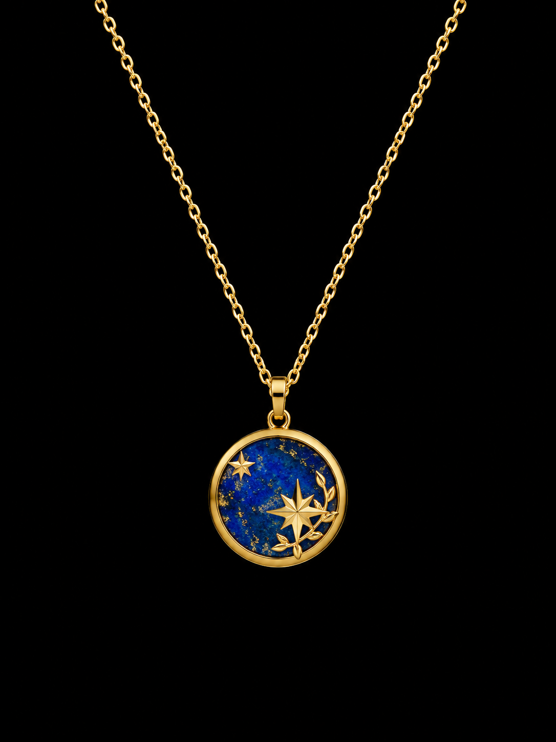 Collier Argent 925 Apatite & Etoiles