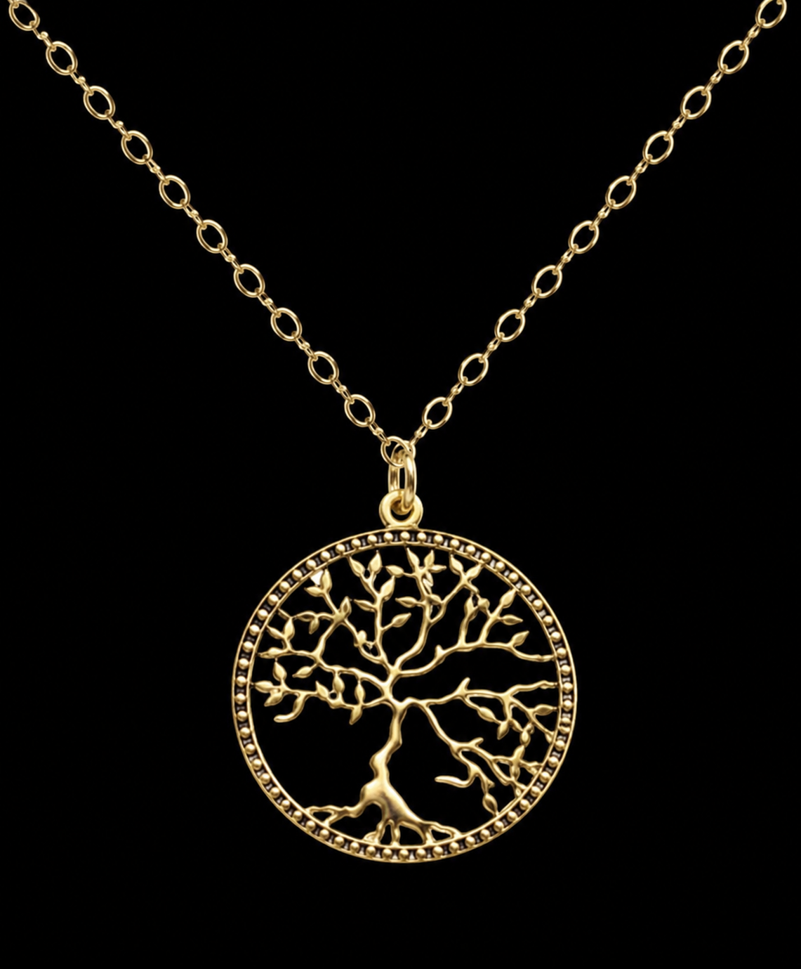 Collier Argent 925 Arbre de Vie - plaqué Or