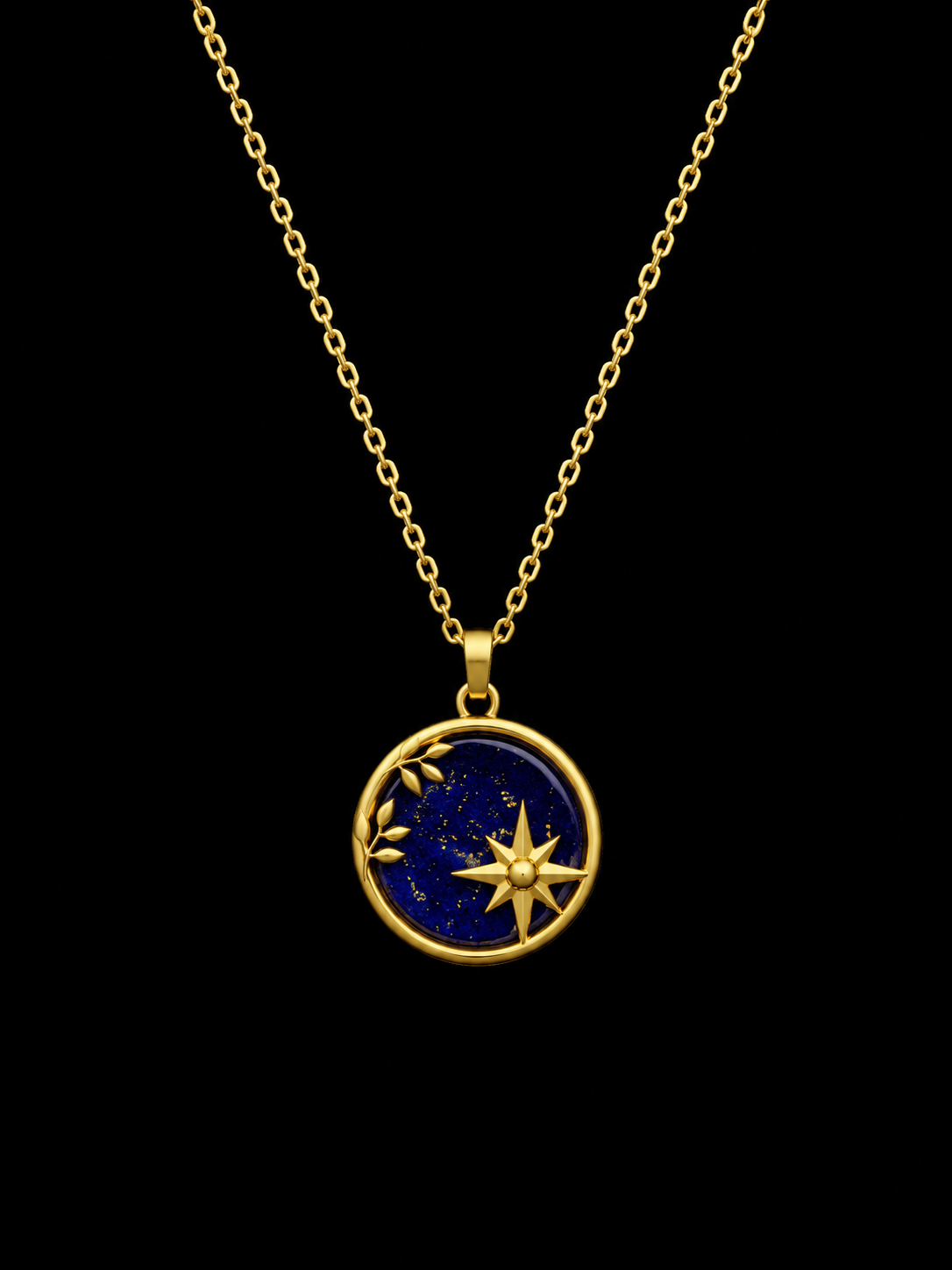 Collier Argent 925 Lapis Lazuli & Etoiles