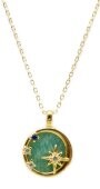 Collier Argent 925 Amazonite & Etoiles