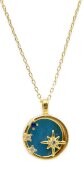 Collier Argent 925 Apatite & Etoiles