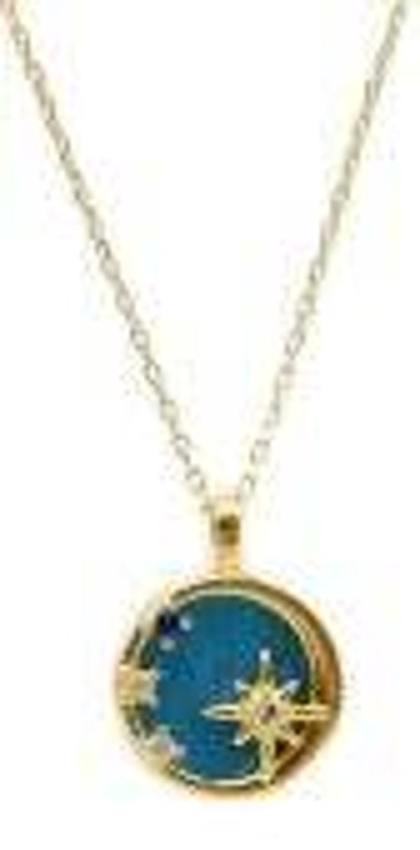 Collier Argent 925 Apatite & Etoiles