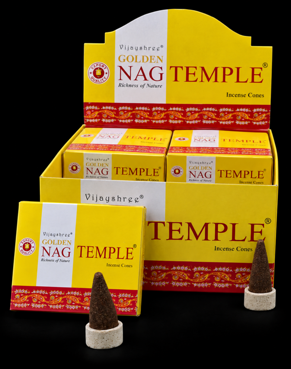 Encens Golden Cônes Nag Temple