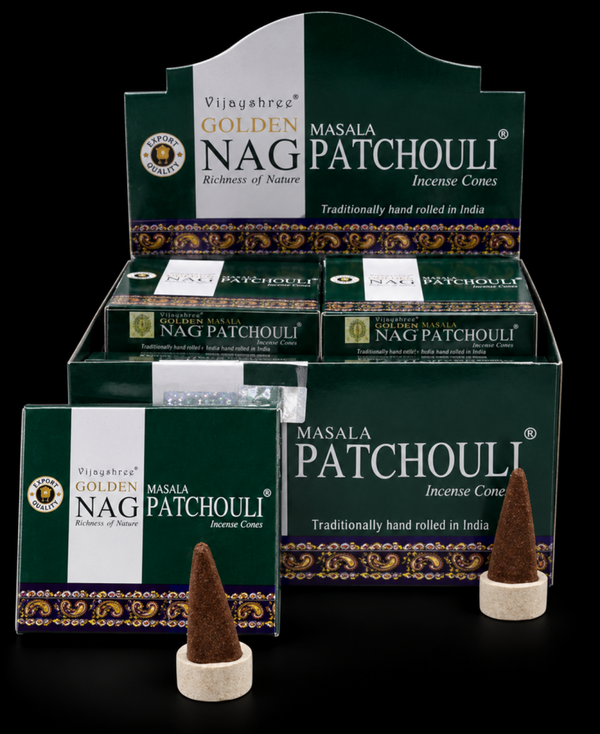 Encens Golden Cônes Patchouli