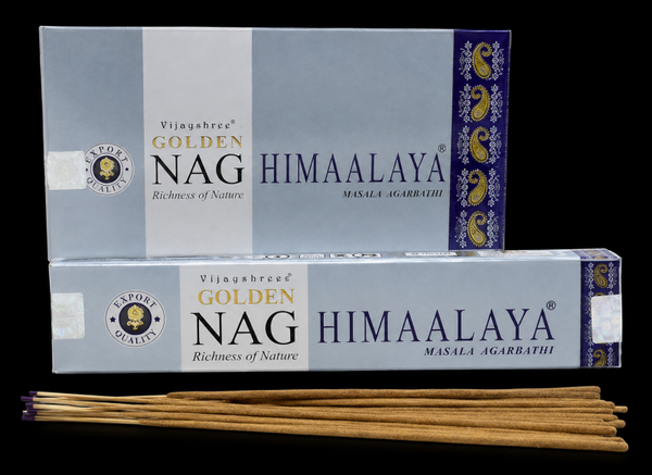 Encens indien Golden Nag Himaalaya – Vijayshree – Bâtonnets Masala 15g