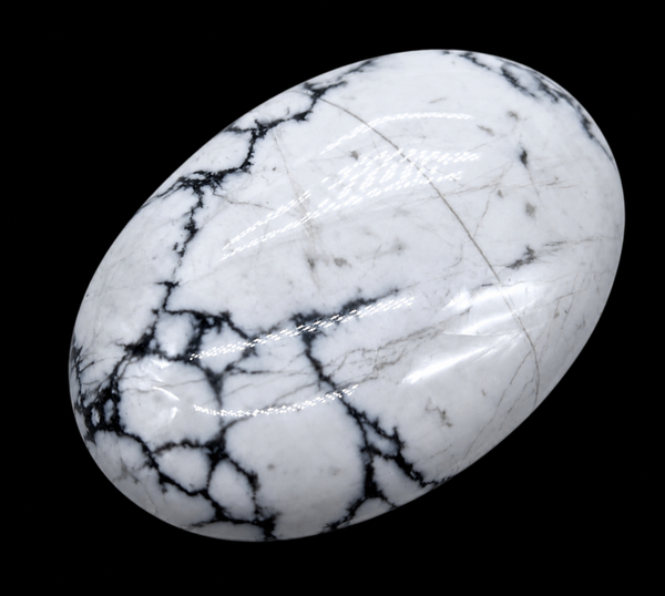 Galet Roulé XL Howlite 6cm