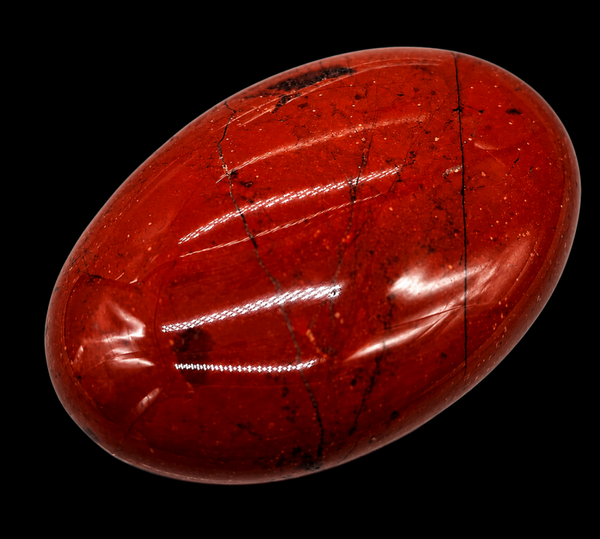 Galet Roulé XL Jaspe Rouge 6cm