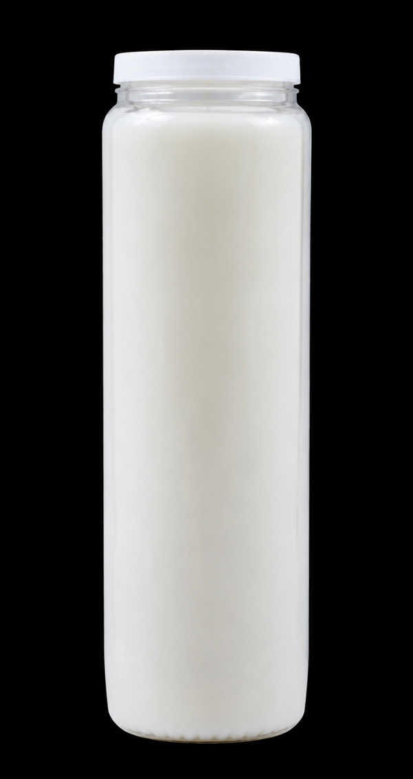 Bougie Neuvaine Blanche