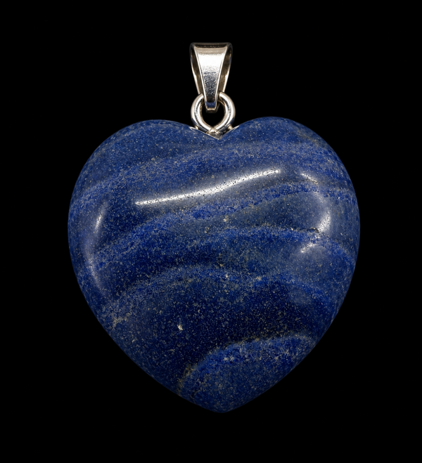 Pendentif Coeur Aventurine Bleue 2.5cm