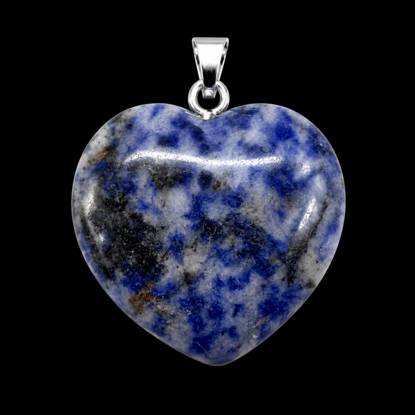 Pendentif Coeur Sodalite 2.5cm