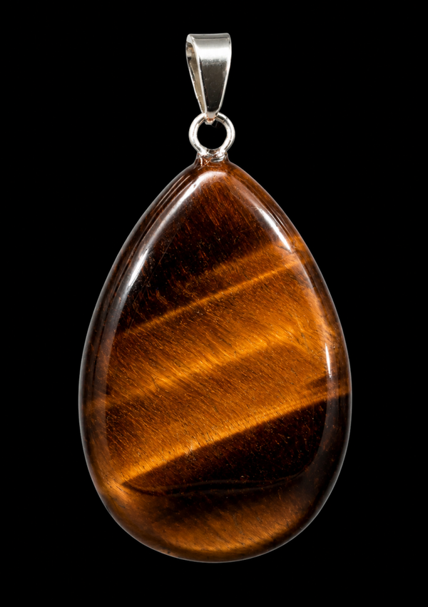 Pendentif Larme Oeil de Taureau 3cm