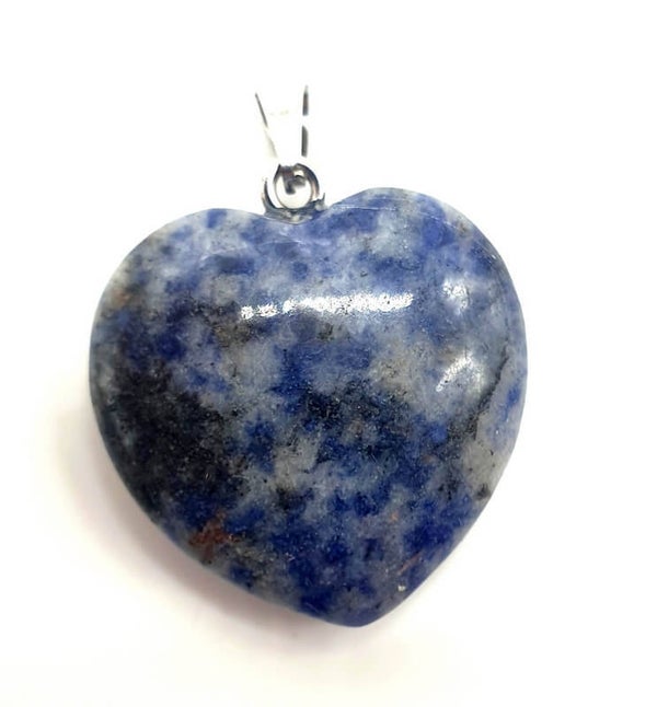 Pendentif Coeur Sodalite 2.5cm