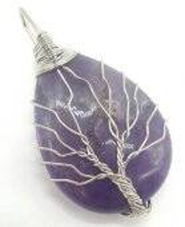 Pendentif Arbre de Vie - Améthyste 4cm