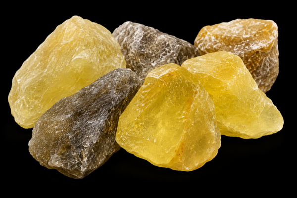 Quartz Citrin 'A' brut