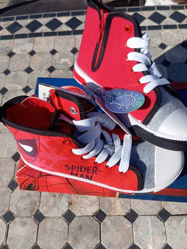 Basket montante spiderman