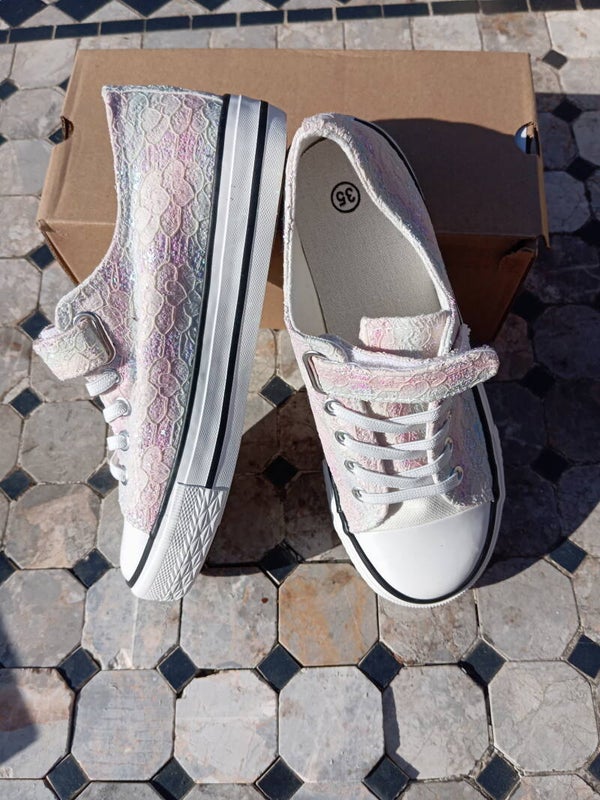 Chaussure arc en ciel