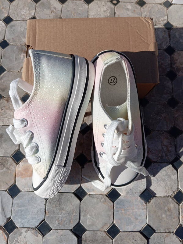 Chaussure arc en ciel