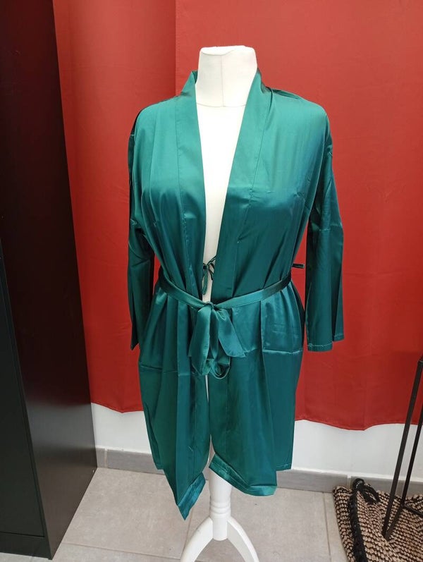 Chemise de nuit verte