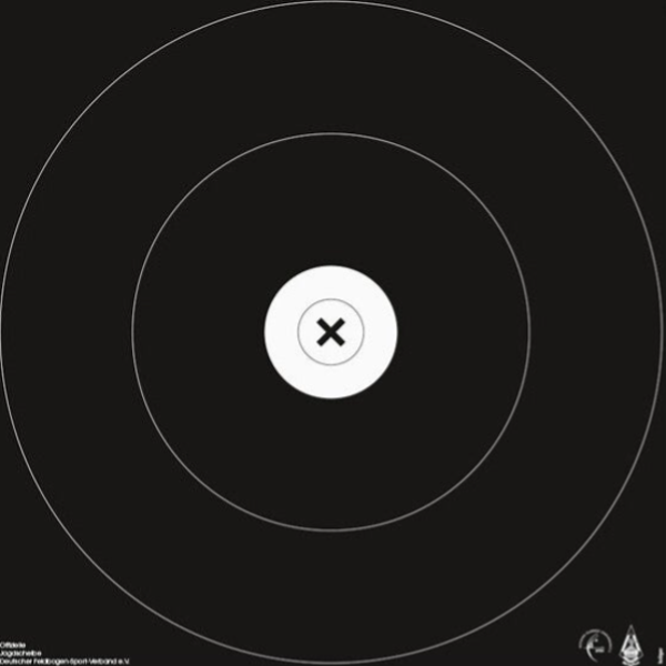 Jagd-Zielscheibenauflagen FAAS 50 cm