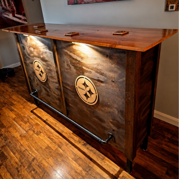 Custom Steelers Bar Raffle