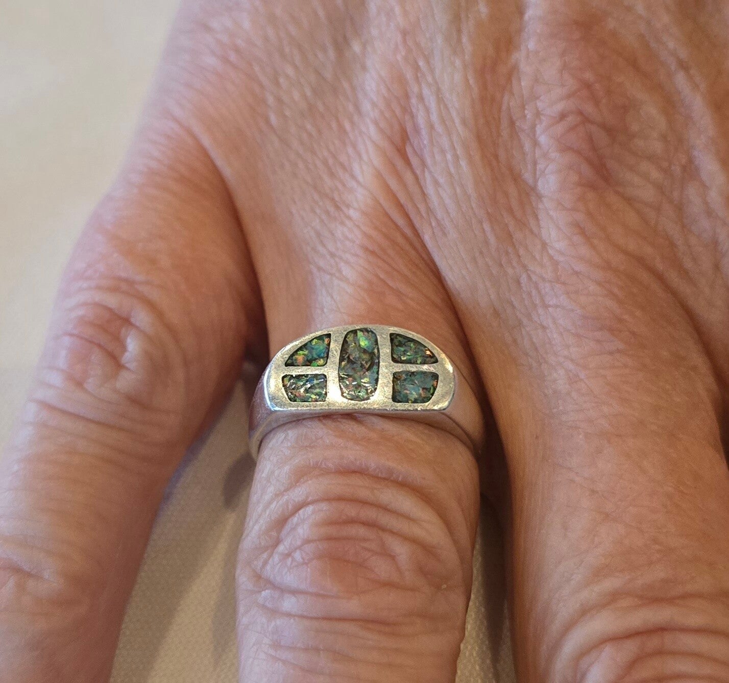 AA Ring Sterling Silver