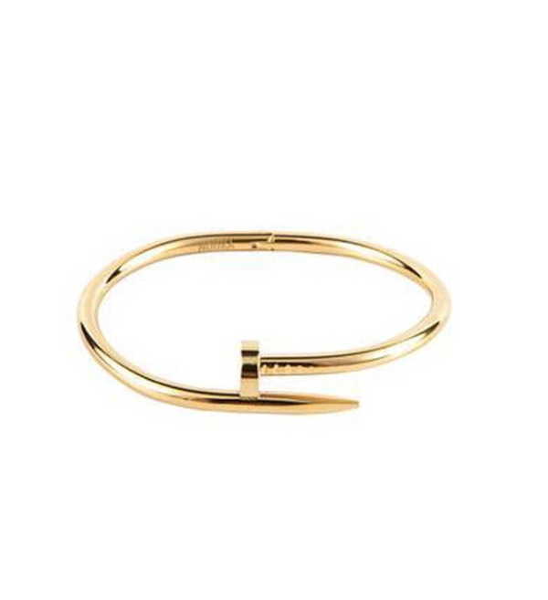 Luxe Spijker Armband / 18K verguld en Verzilverd - Goud/Zilver