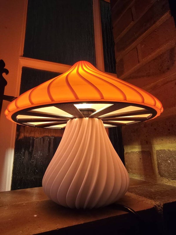 Lampe de chevet Rose ( Forme Champignon )