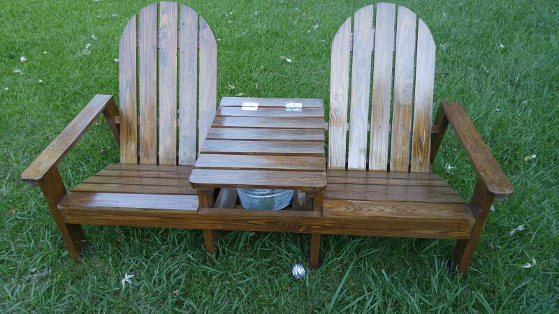an adirondak bench (i'll build you some of these if you want)