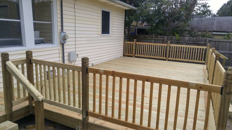 deck and balustrade