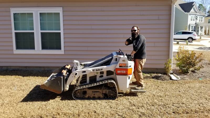 me on my bobcat