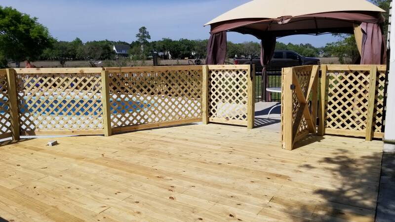 pool deck