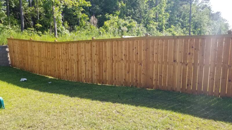 wood fence