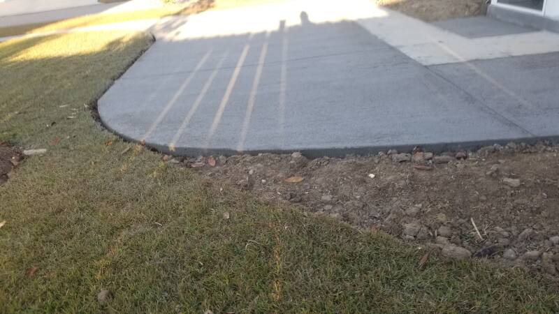 concrete patio