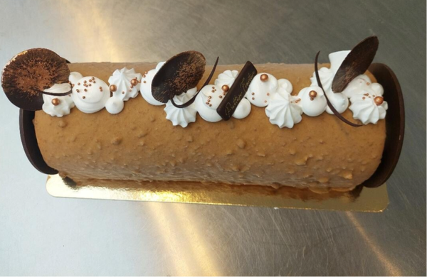 ijstaart mokka- vanilleroomijs 4-5p