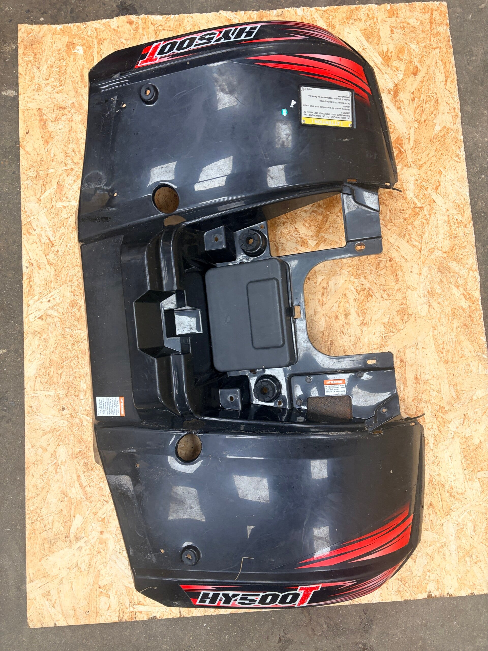 Carénages arrière Hytrack 500T