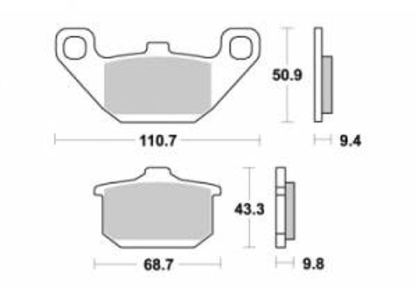 Plaquette Sifam Métal Fritté Sifam S1002N