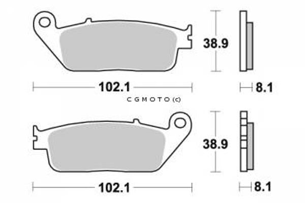 Plaquette Vesrah Métal Fritté Vesrah VD156JL