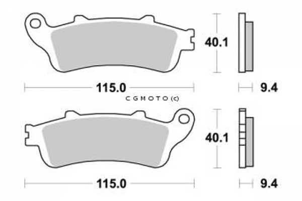 Plaquette Vesrah Métal Fritté Vesrah