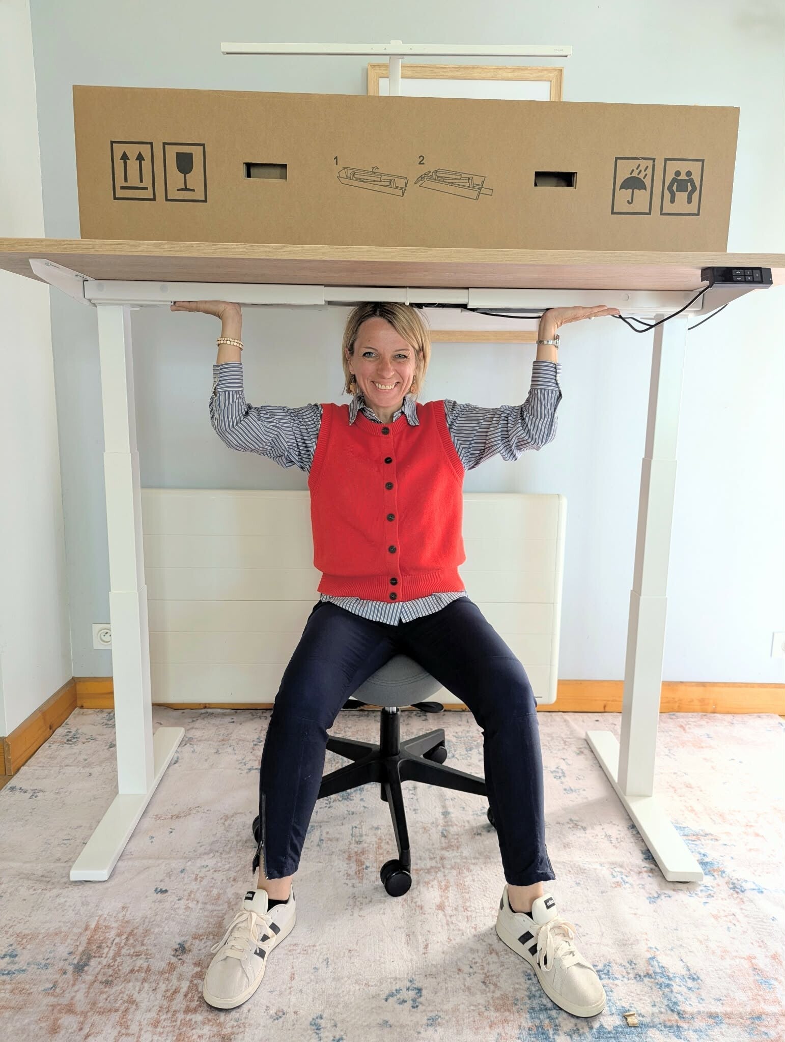 Piètement bureau électrique ERGOTEK - M3D Ergonomie
