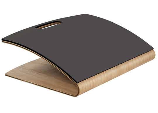 REPOSE PIED EN BOIS ERGOFEET NOIR - Alba